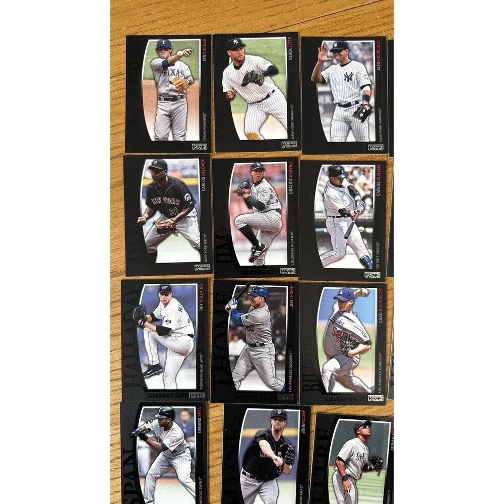 2009 Topps Unique Baseball Card Huge Lot of 30 - Derek Jeter, Alex Rodriguez